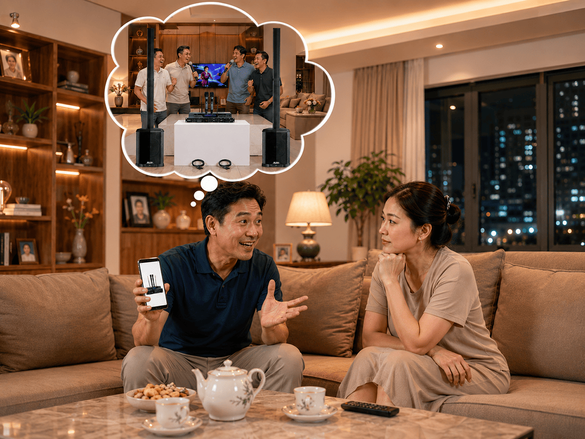 Hối hận khi mua dàn karaoke liền công suất
