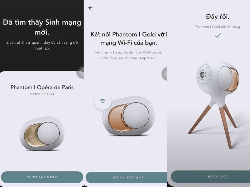Hướng Dẫn Sử Sụng, Kết Nối Loa Devialet Phantom I 108 DB Oprea de Paris