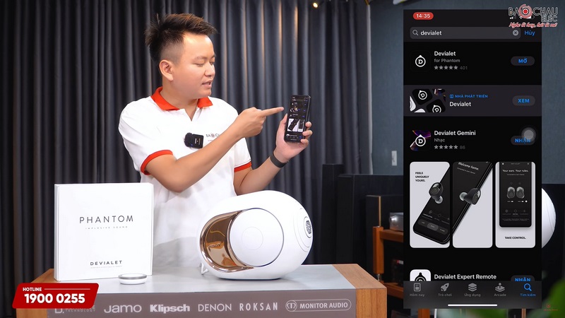 Hướng Dẫn Sử Sụng, Kết Nối Loa Devialet Phantom I 108 DB Oprea de Paris