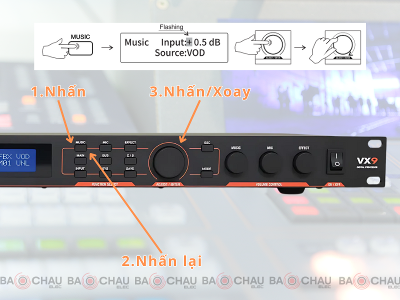 Hướng Dẫn Sử Dụng Vang Số JBL VX9 Chi Tiết!