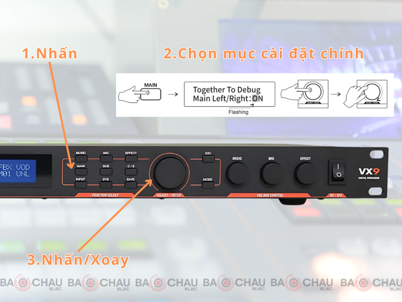 Hướng Dẫn Sử Dụng Vang Số JBL VX9 Chi Tiết!