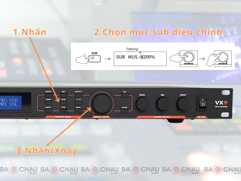 Hướng Dẫn Sử Dụng Vang Số JBL VX9 Chi Tiết!