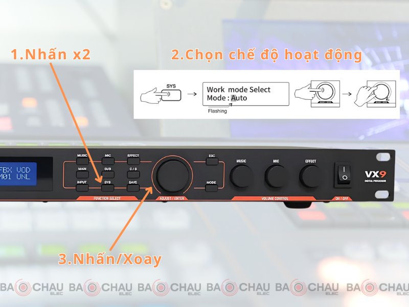 Hướng Dẫn Sử Dụng Vang Số JBL VX9 Chi Tiết!