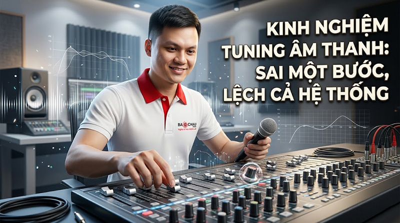 Kinh nghiệm tuning &acirc;m thanh: sai một bước, lệch cả hệ thống