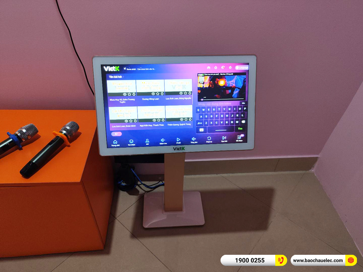 Lắp đặt 12 phòng karaoke box mini cho anh Hoàng tại Hà Nội