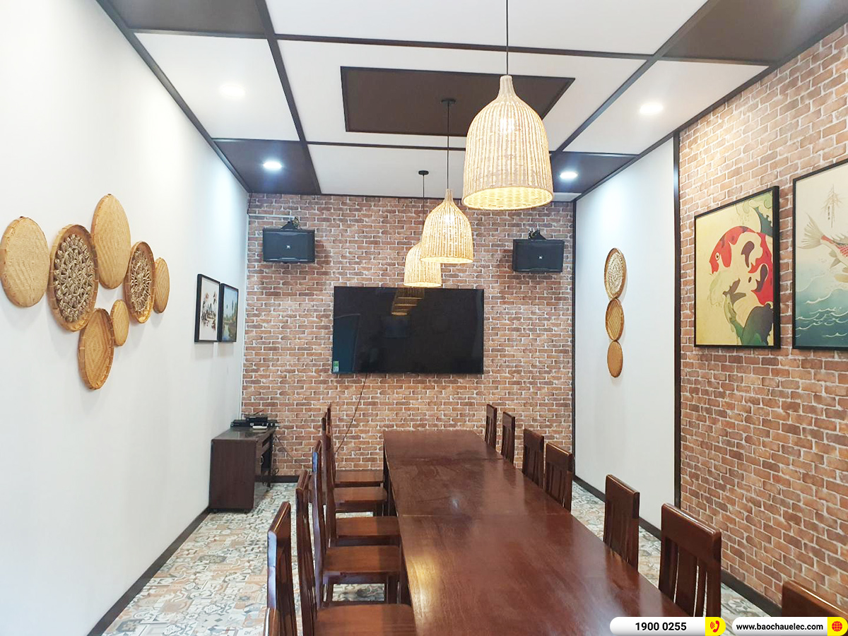 Lắp đặt 3 phòng karaoke JBL cho nhà hàng của anh Thi ở TPHCM