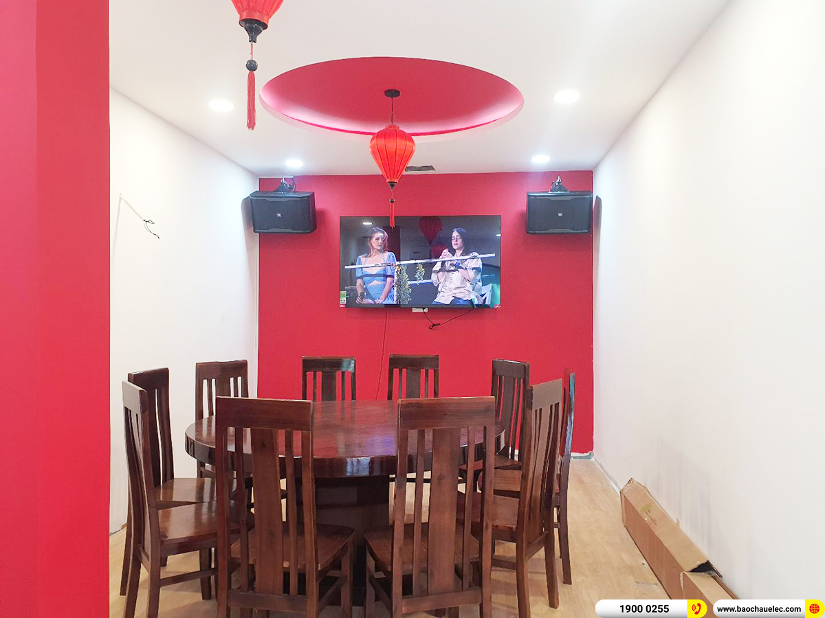 Lắp đặt 3 phòng karaoke JBL cho nhà hàng của anh Thi ở TPHCM