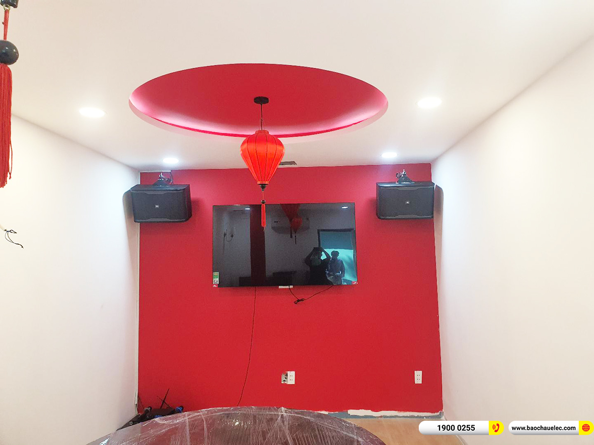 Lắp đặt 3 phòng karaoke JBL cho nhà hàng của anh Thi ở TPHCM