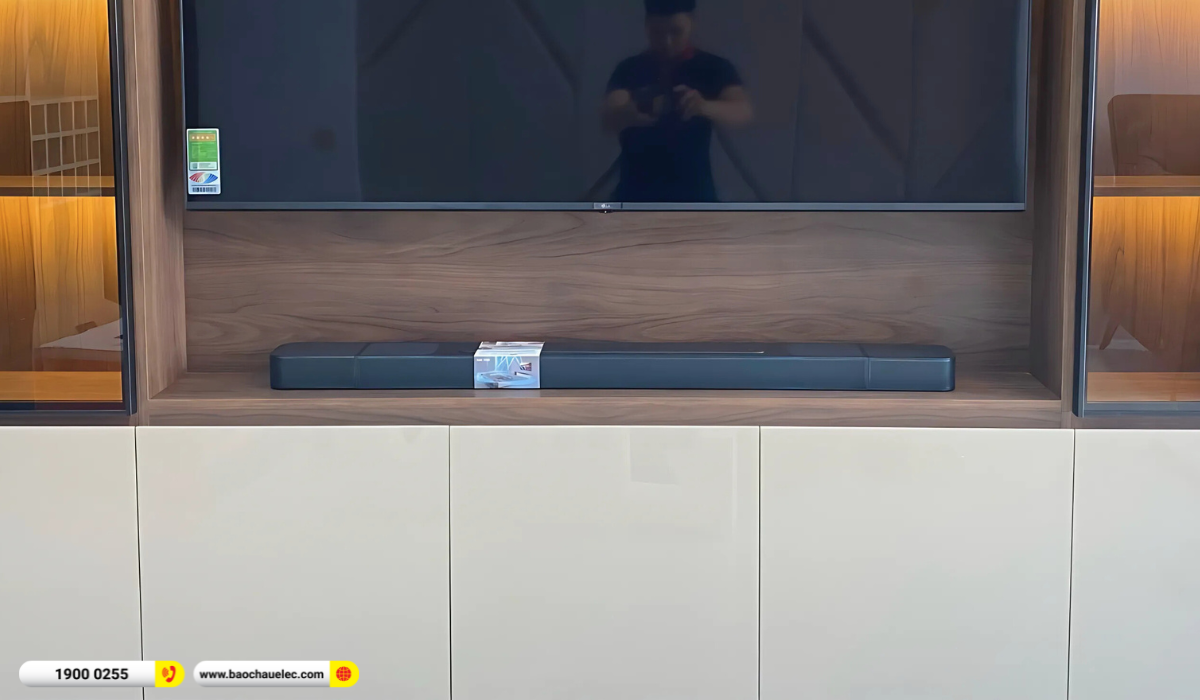 Lắp đặt bộ Soundbar JBL Bar 1000 hơn 20tr cho anh Hiển tại TP HCM