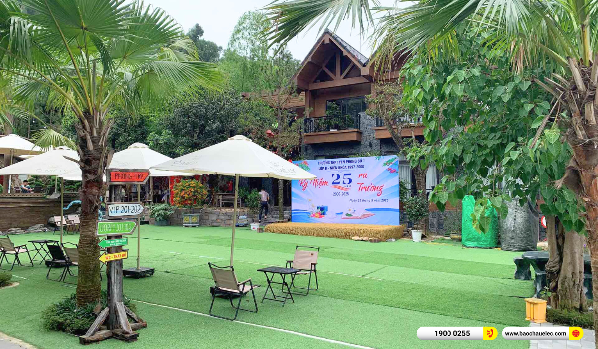 Lắp đặt dàn âm thanh BIK cho Nhà hàng Ô Mê Ly Homestay tại Bắc Ninh