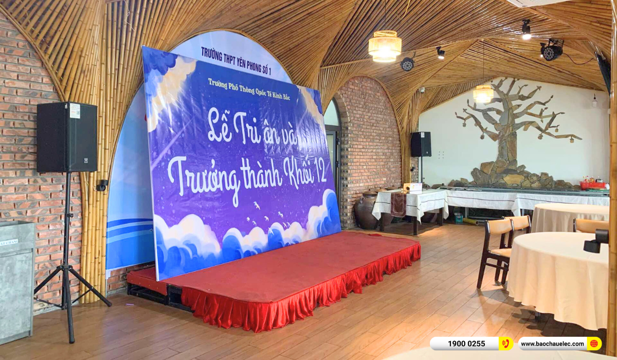 Lắp đặt dàn âm thanh BIK cho Nhà hàng Ô Mê Ly Homestay tại Bắc Ninh