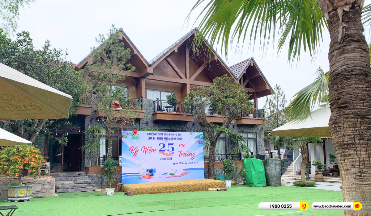 Lắp đặt dàn âm thanh BIK cho Nhà hàng Ô Mê Ly Homestay tại Bắc Ninh