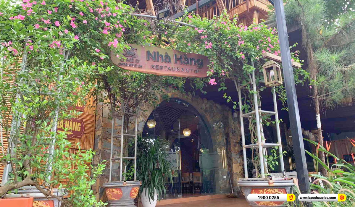 Lắp đặt dàn âm thanh BIK cho Nhà hàng Ô Mê Ly Homestay tại Bắc Ninh