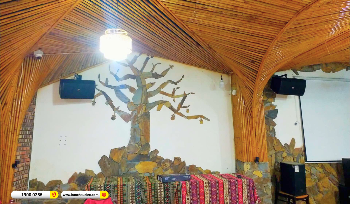 Lắp đặt dàn âm thanh BIK cho Nhà hàng Ô Mê Ly Homestay tại Bắc Ninh