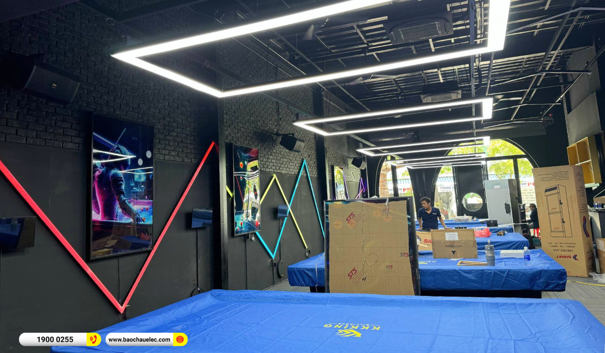 Lắp đặt dàn âm thanh BIK cho quán Billiards tại Đà Nẵng