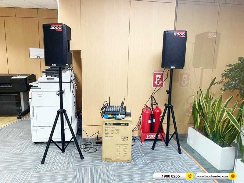 Lắp đặt dàn âm thanh hơn 28tr cho công ty anh Linh ở TPHCM