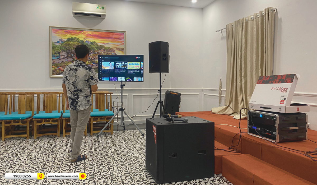 Lắp đặt dàn âm thanh nhà hàng Audiocenter cho nhà hàng Đông Dương tại Cà Mau