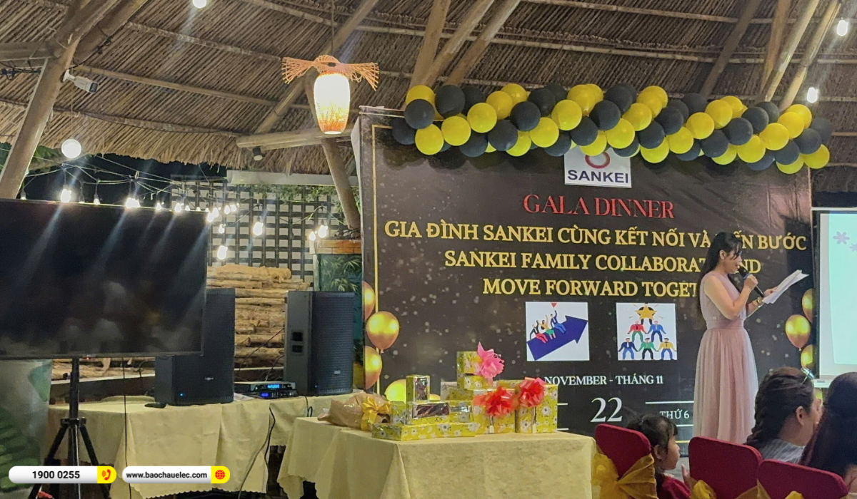 Lắp đặt dàn âm thanh nhà hàng Audiocenter cho quán Dìn Ký Cù Lao Xanh tại TP HCM