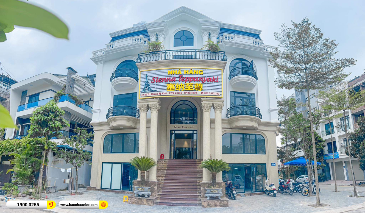 Lắp đặt dàn âm thanh nhà hàng JBL cho quán Sienna Teppanyaki tại Bắc Ninh