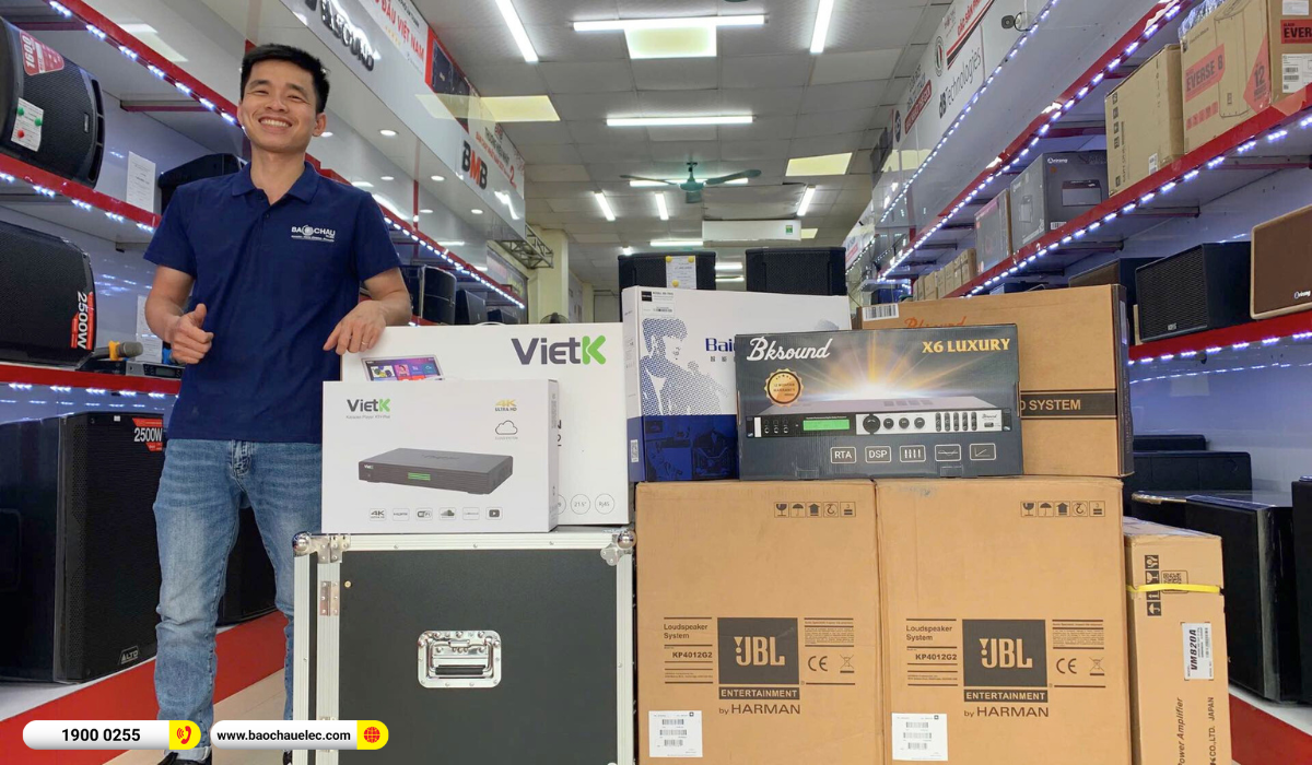 Lắp đặt dàn âm thanh nhà hàng JBL cho quán Sienna Teppanyaki tại Bắc Ninh