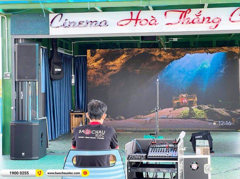 Lắp đặt dàn âm thanh RCF 215tr cho Cinema Hòa Thắng City Bình Thuận