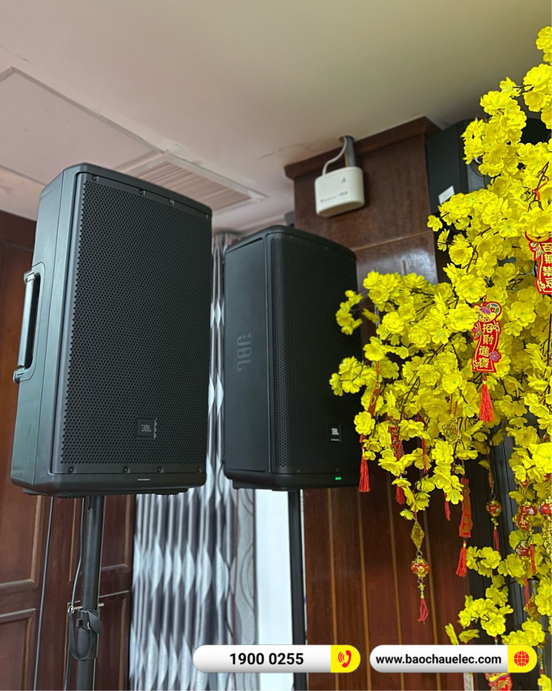 Lắp đặt hệ thống âm thanh JBL hơn 71 tr cho ủy ban Điện Lực thành phố Cần Thơ