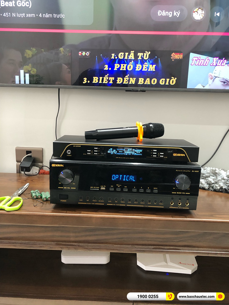 Lắp đặt dàn karaoke BIK