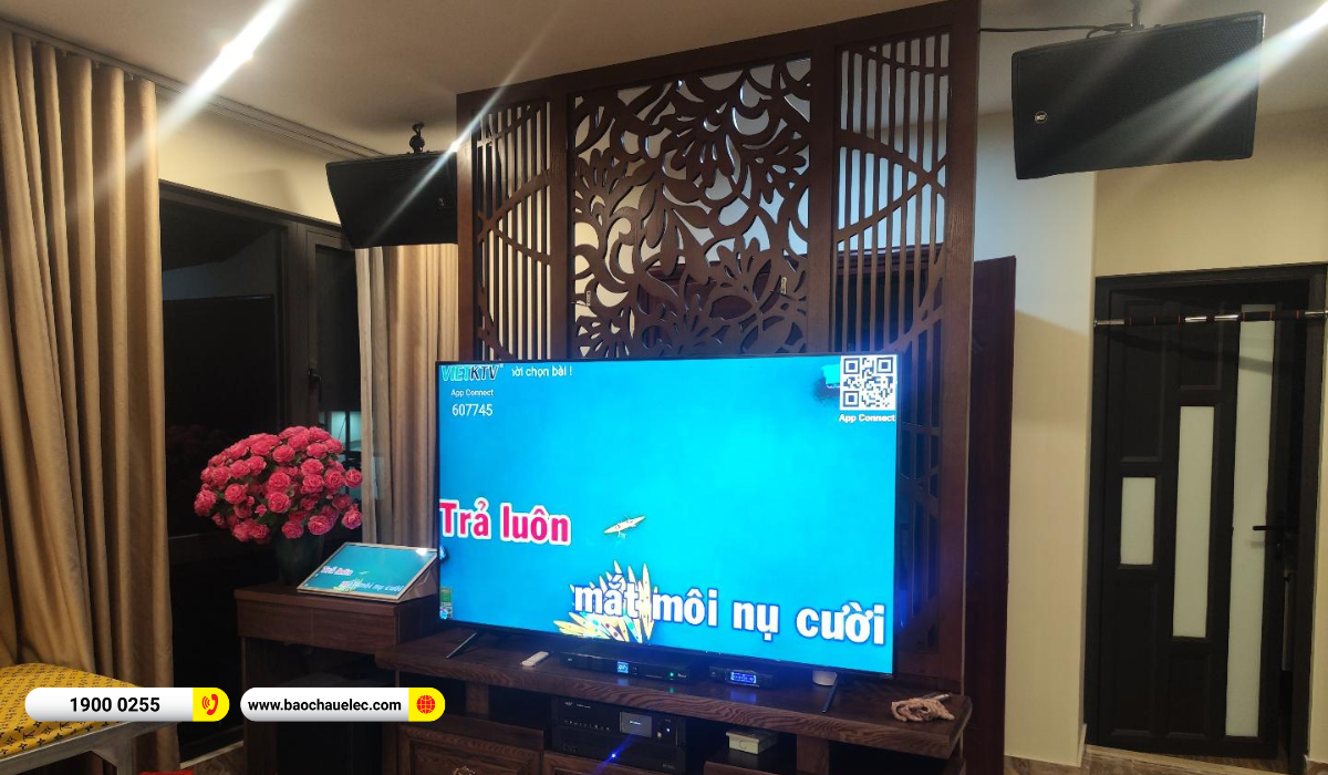 Lắp đặt dàn karaoke RCF hơn 154tr cho chị Linh tại Hà Nội