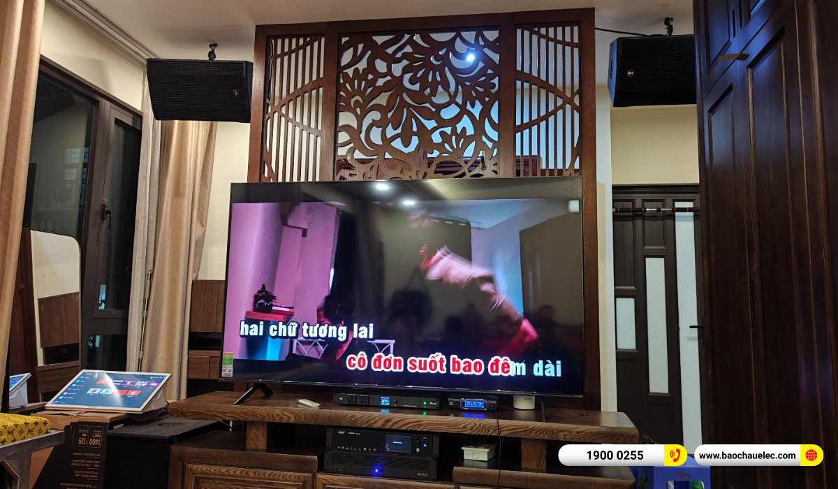 Lắp đặt dàn karaoke RCF hơn 154tr cho chị Linh tại Hà Nội