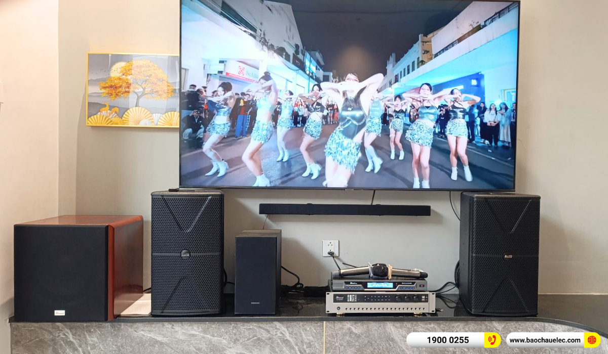 Lắp đặt dàn karaoke Alto hơn 24tr cho anh Hoàng tại TP HCM