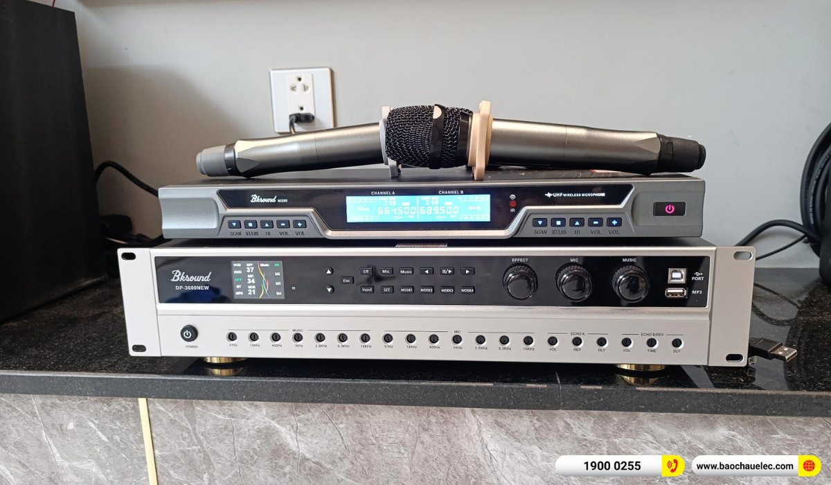 Lắp đặt dàn karaoke Alto hơn 24tr cho anh Hoàng tại TP HCM
