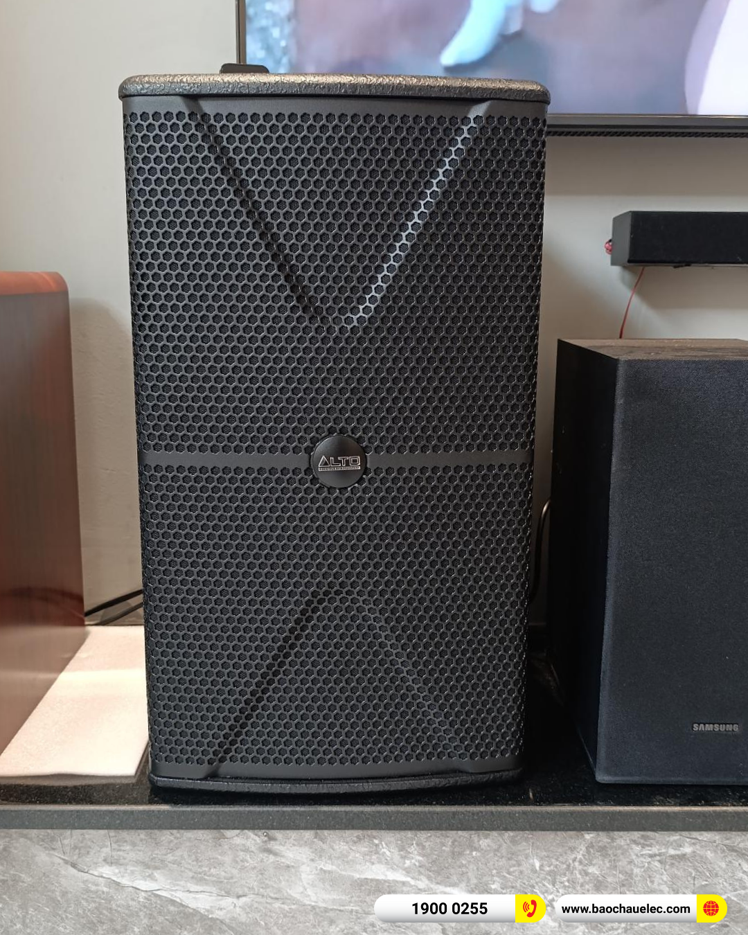 Lắp đặt dàn karaoke Alto hơn 24tr cho anh Hoàng tại TP HCM