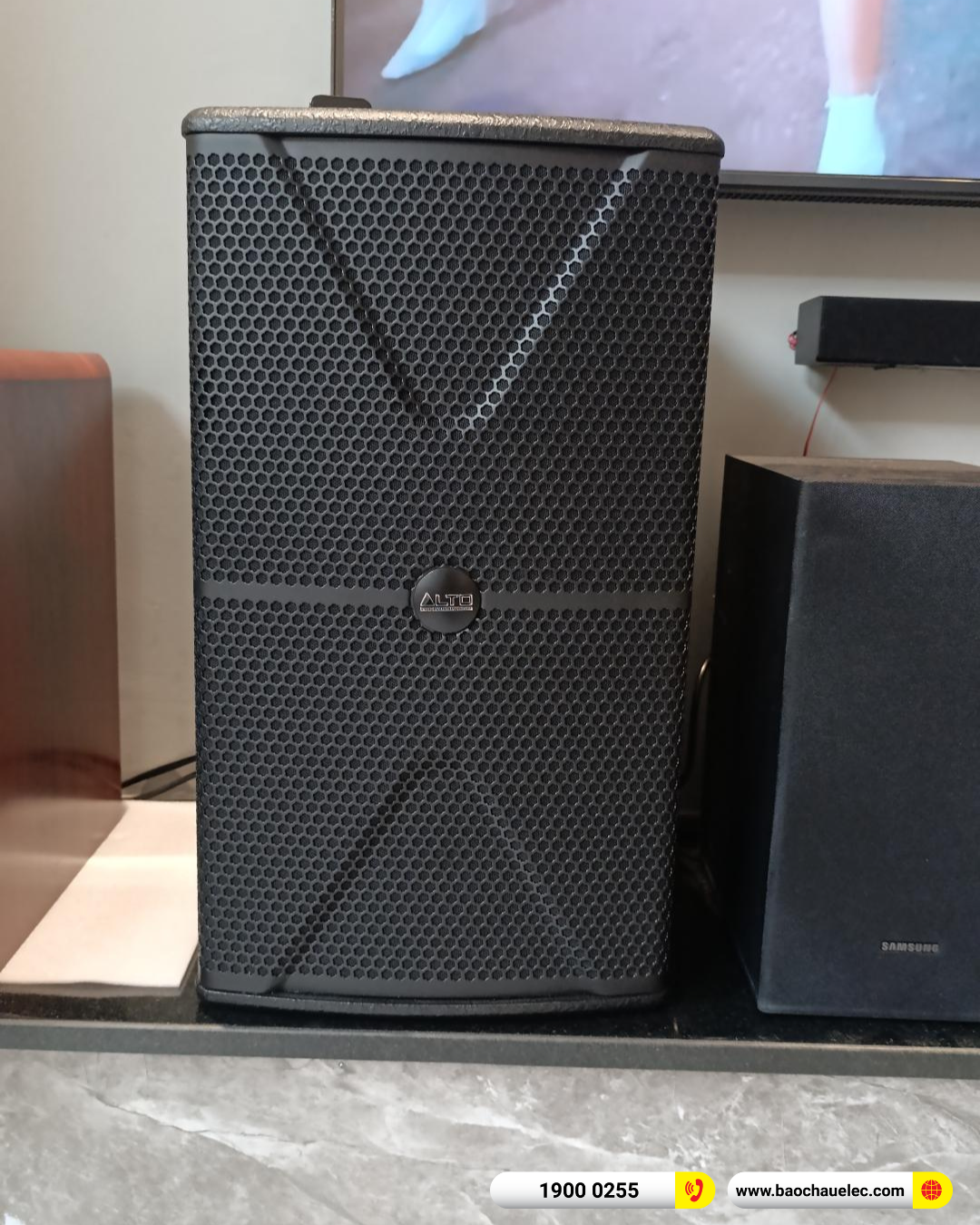 Lắp đặt dàn karaoke Alto hơn 24tr cho anh Hoàng tại TP HCM