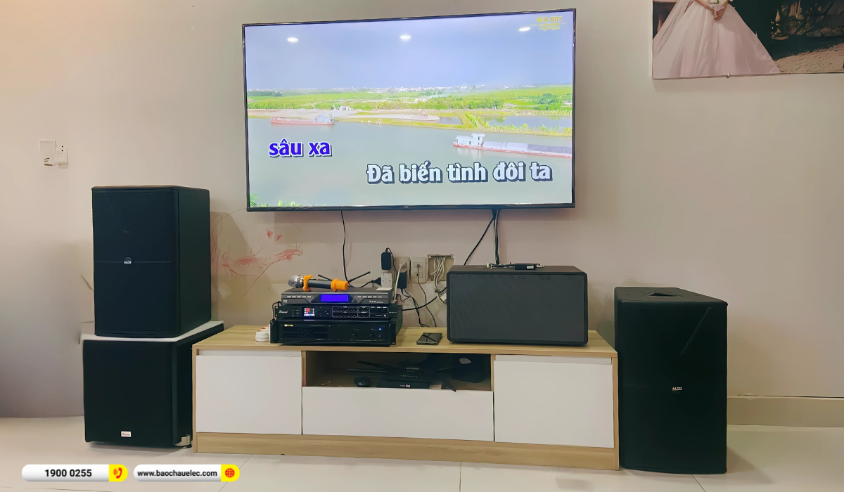 Lắp đặt đàn karaoke Alto gần 32tr cho anh Phong tại TP HCM