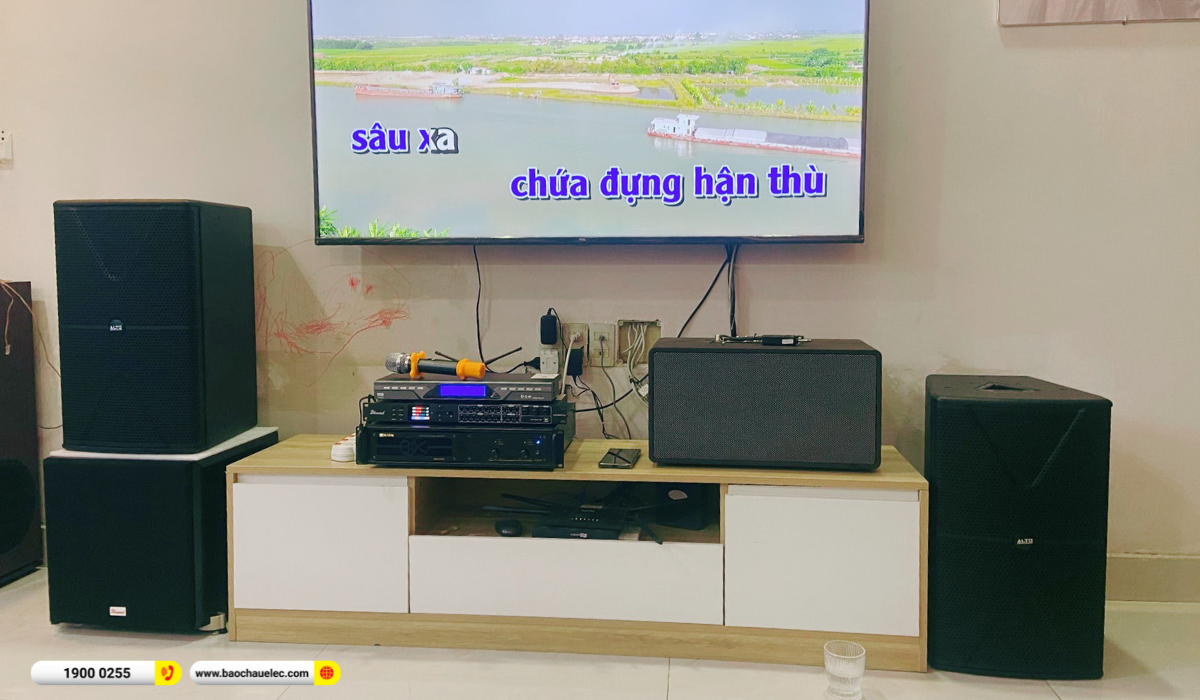 Lắp đặt đàn karaoke Alto gần 32tr cho anh Phong tại TP HCM