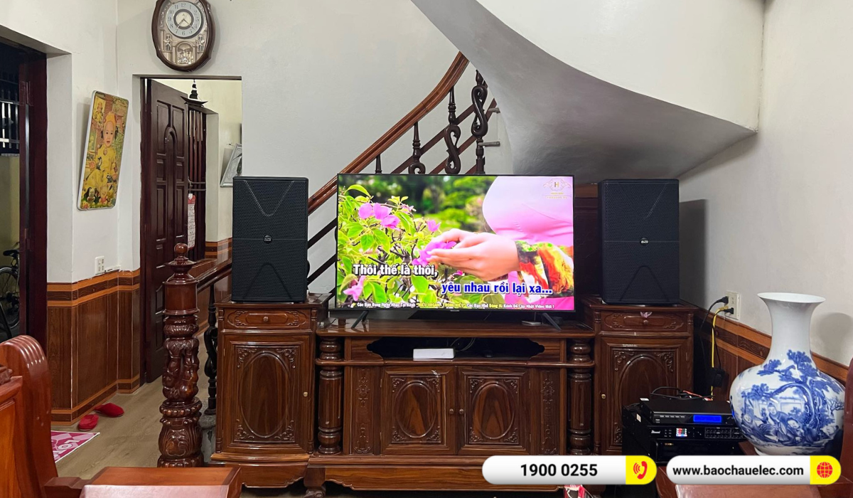 Lắp đặt dàn karaoke Alto hơn 30tr cho anh Tuân tại Hải Phòng