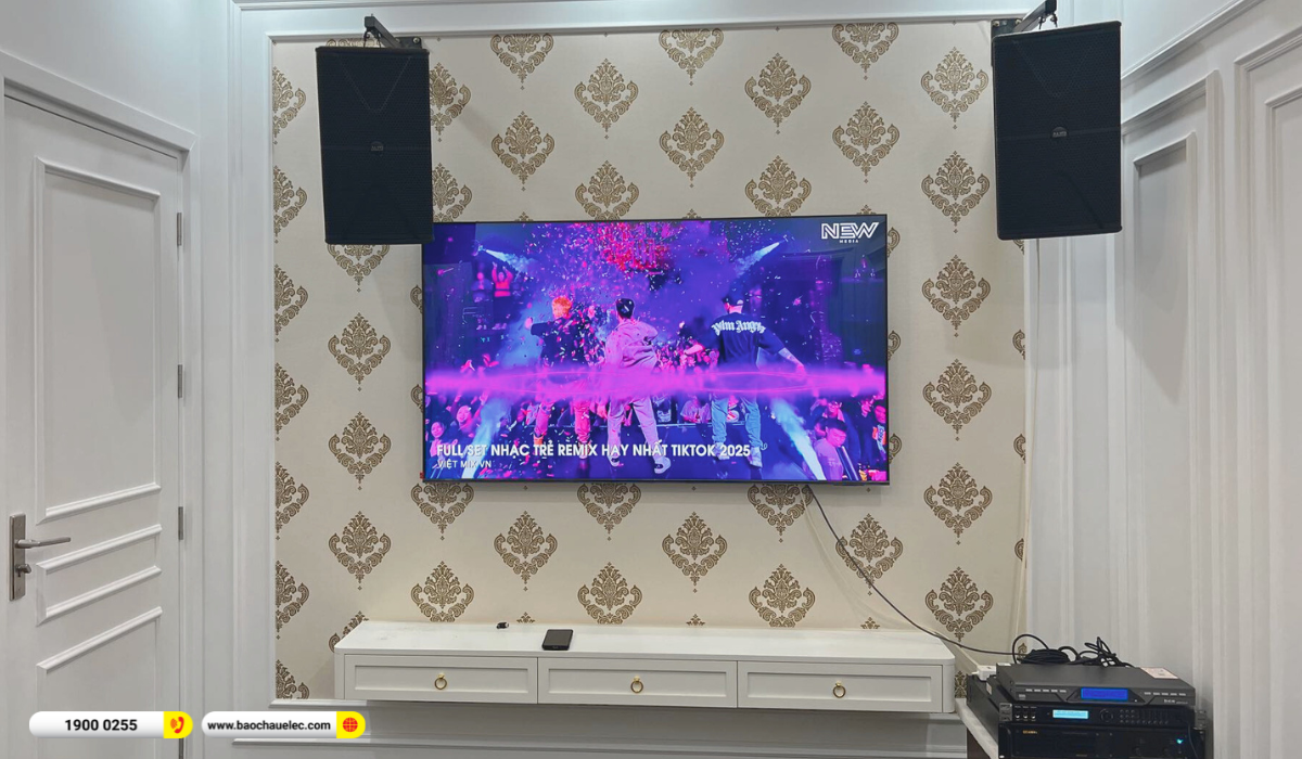 Lắp đặt dàn karaoke Alto gần 30tr cho chị Nguyên tại TP HCM