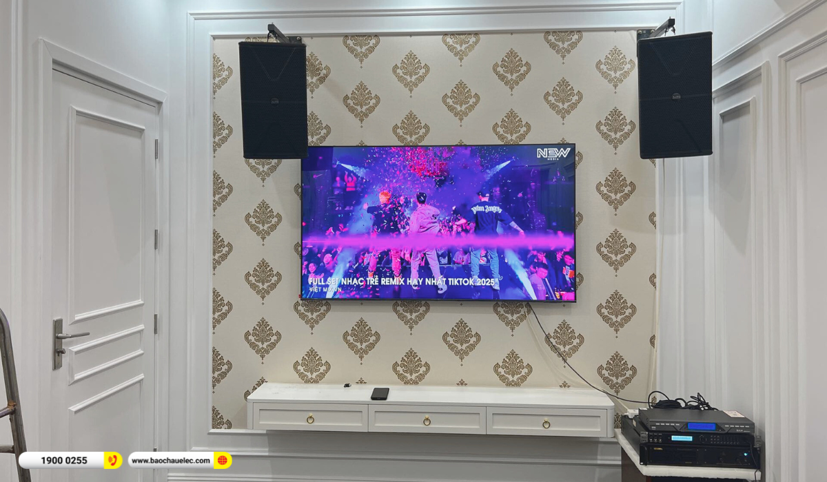 Lắp đặt dàn karaoke Alto gần 30tr cho chị Nguyên tại TP HCM