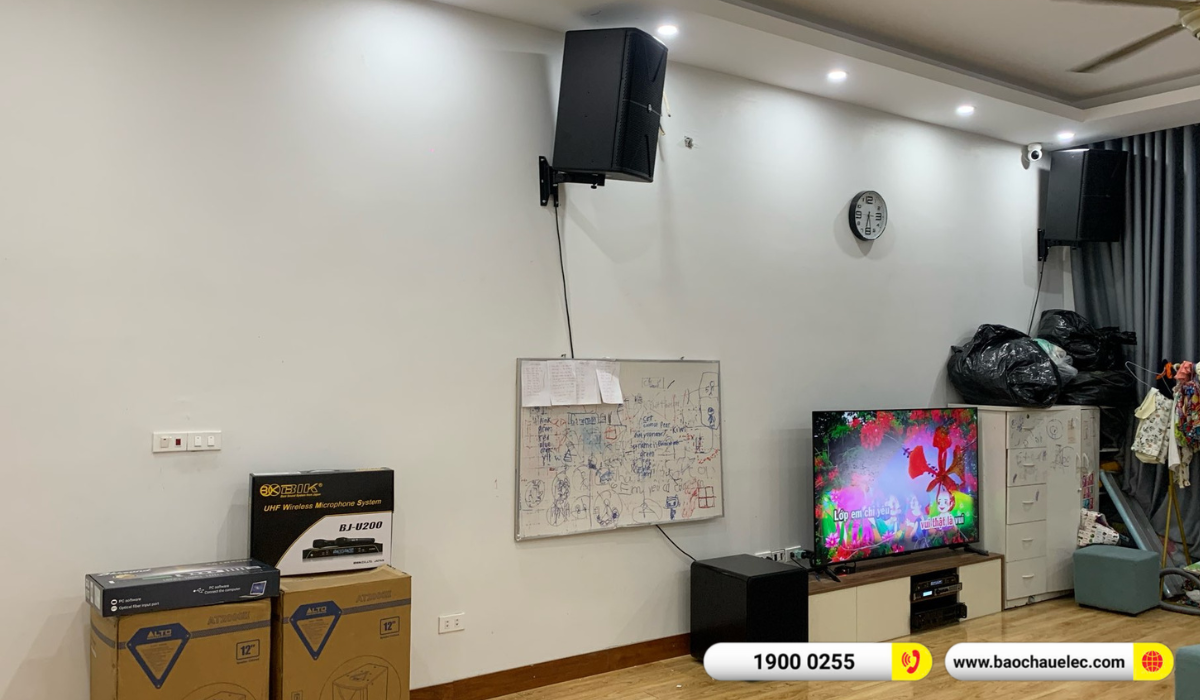 Lắp đặt dàn karaoke Alto gần 35tr cho anh Quốc tại Hà Nội