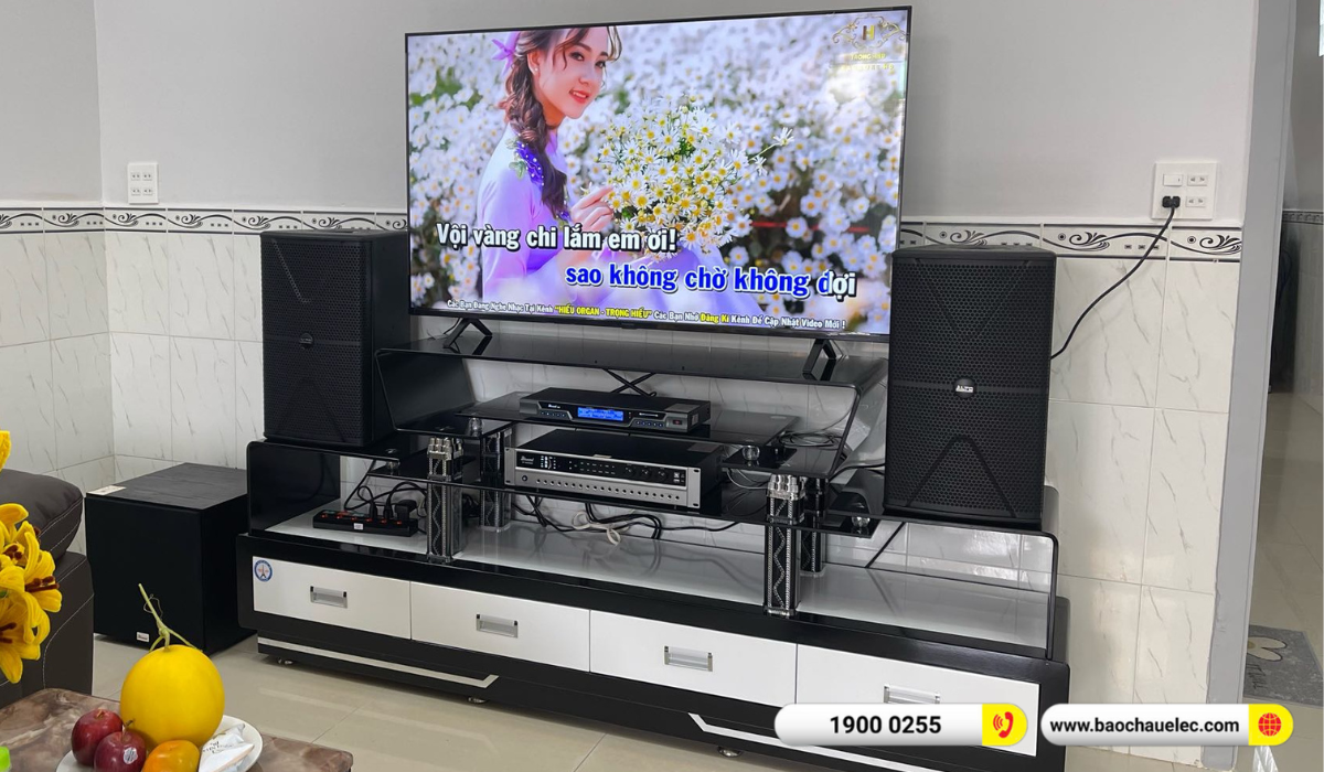 Lắp đặt dàn karaoke Alto hơn 22tr cho anh Tuấn tại An Giang