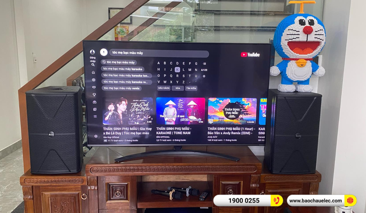 Lắp đặt dàn karaoke Alto hơn 27tr cho chị Tâm tại Hải Phòng