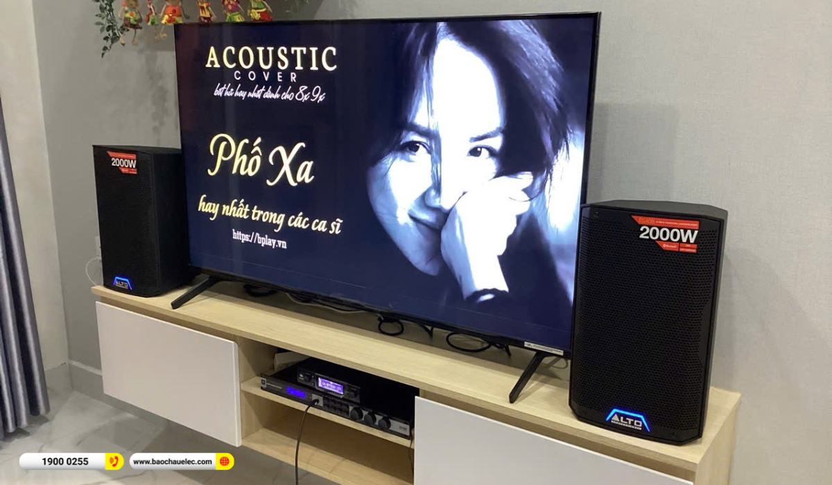 Lắp đặt dàn karaoke Alto hơn 30tr cho cô Thanh tại TP HCM