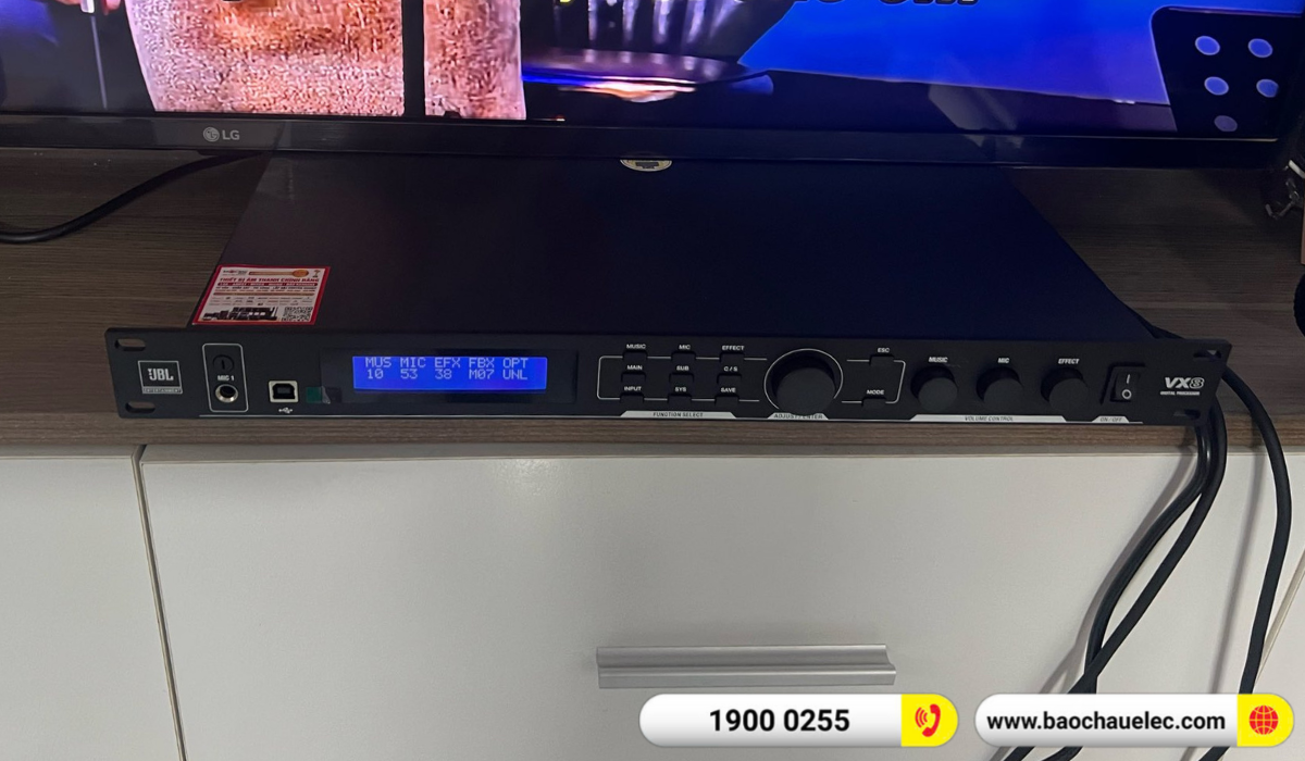 Lắp đặt dàn Karaoke Alto hơn 32tr cho anh Hiếu tại Hồ Chí Minh.(Alto TS410,JBL VX8, JBL VM300)