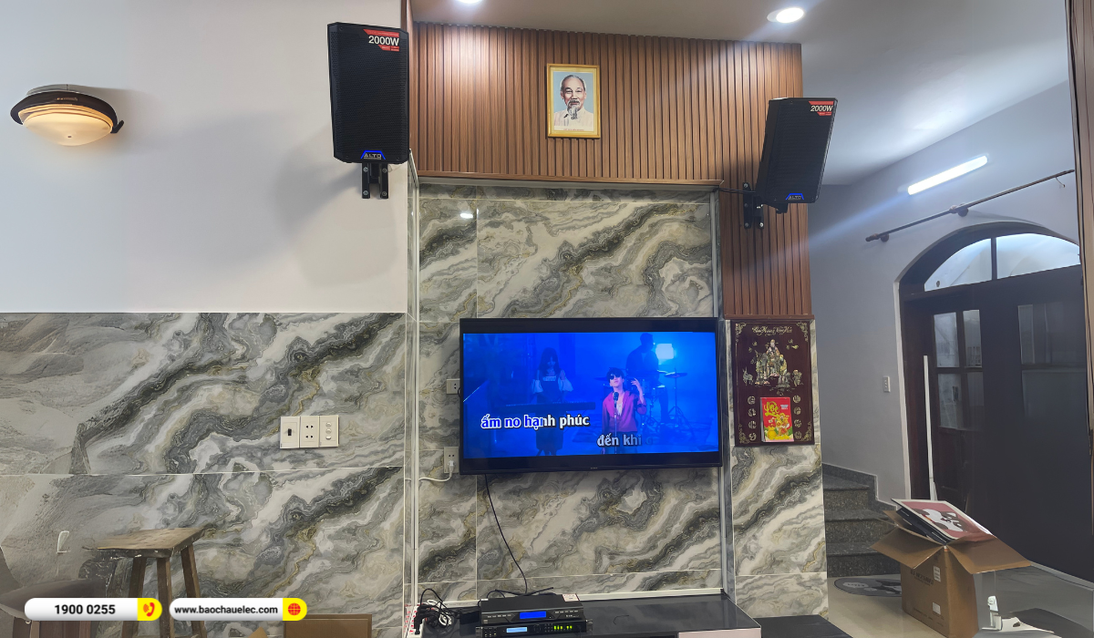 Lắp đặt dàn karaoke Alto hơn 34tr cho anh Hảo tại TP HCM