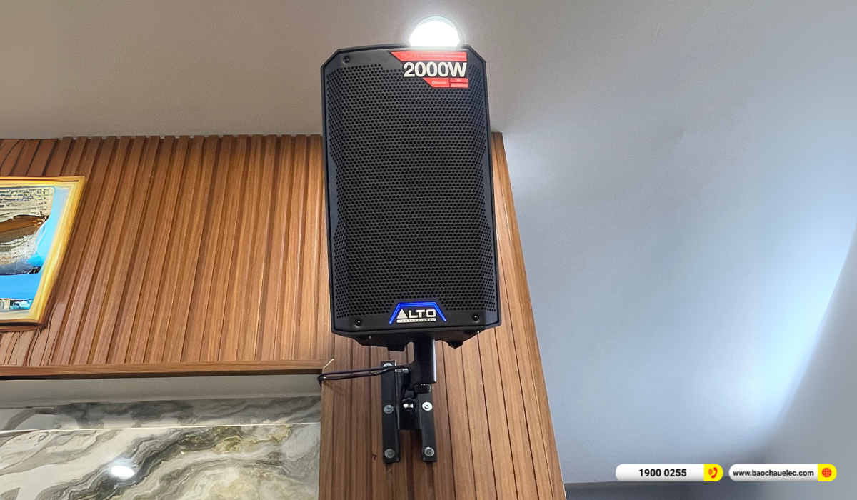 Lắp đặt dàn karaoke Alto hơn 34tr cho anh Hảo tại TP HCM