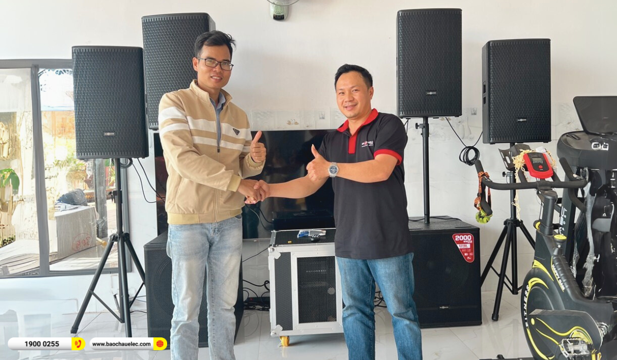 Lắp đặt dàn karaoke Audiocenter cho anh Cường tại Đắk Lắk