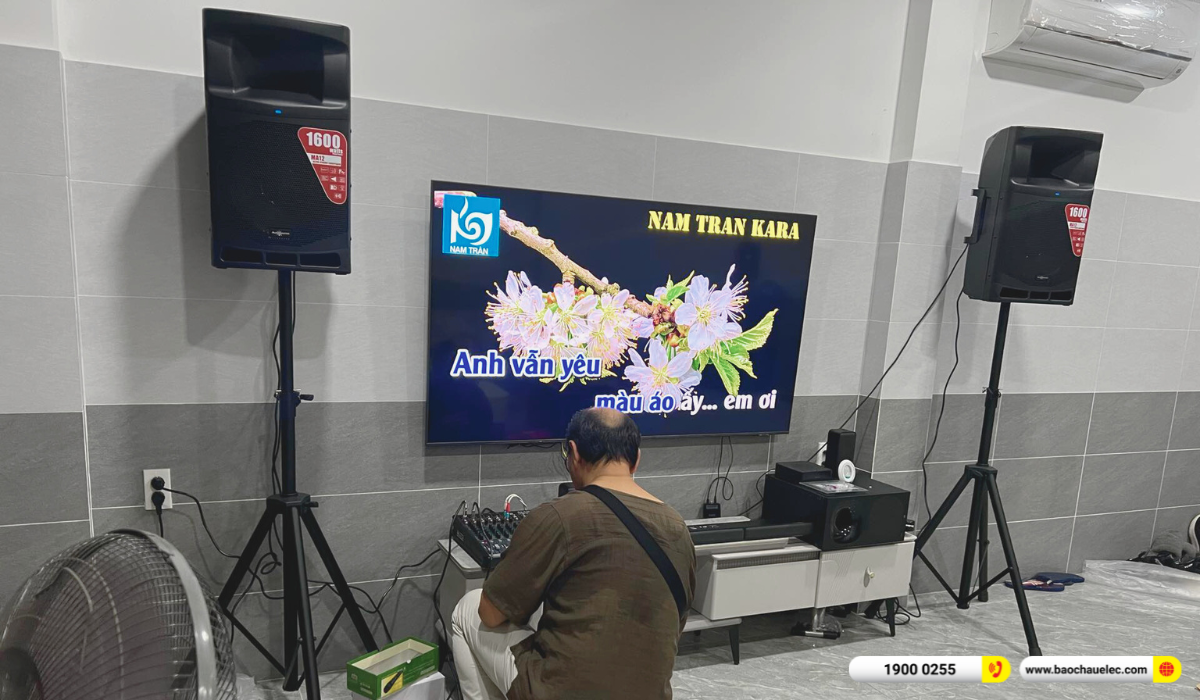 Lắp đặt dàn karaoke Audiocenter cho anh Cương tại TP HCM