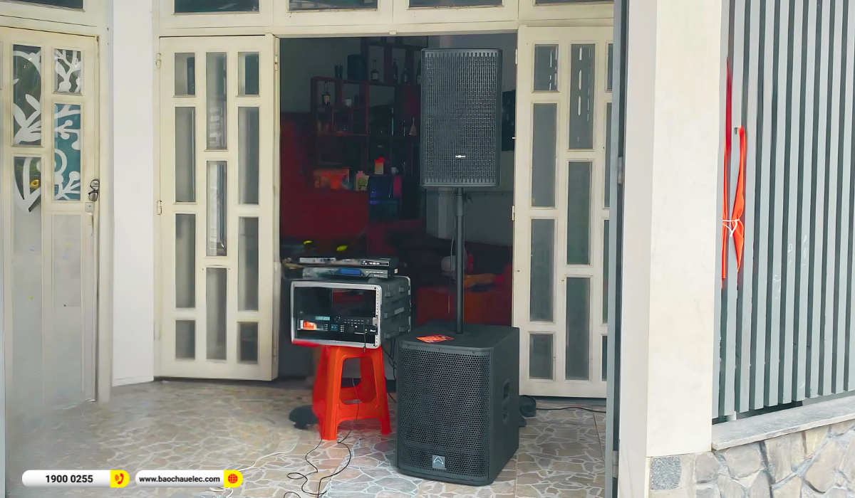 Lắp đặt dàn karaoke Audiocenter cho anh Lộc tại TP HCM