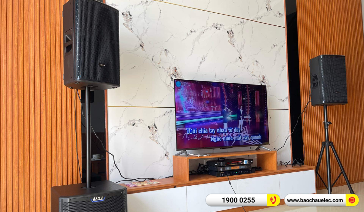 Lắp đặt dàn karaoke Audiocenter cho anh Nam tại Đồng Nai