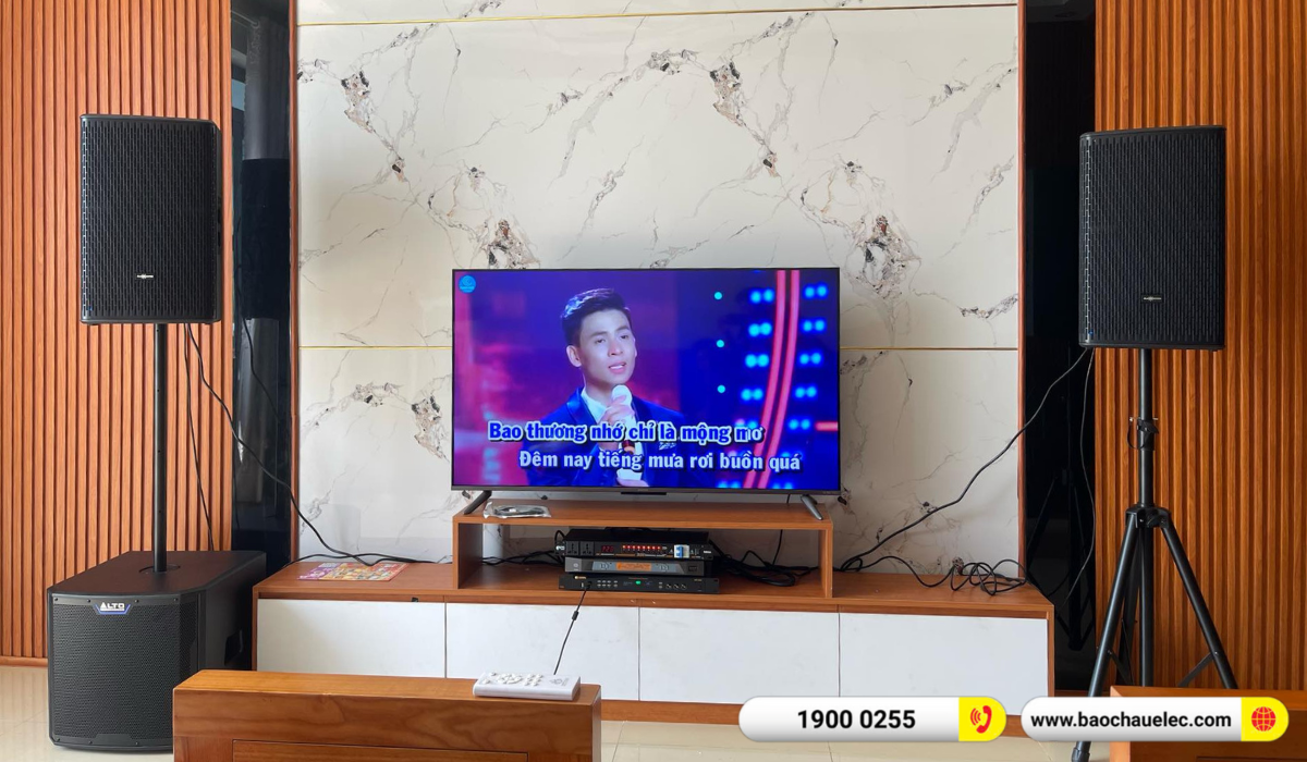 Lắp đặt dàn karaoke Audiocenter cho anh Nam tại Đồng Nai